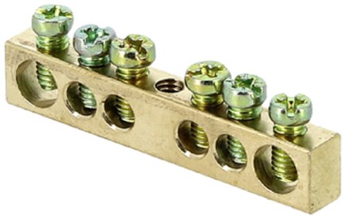 Шина EKF PROxima PEN "земля-ноль" 6х9мм 6/1 6 групп крепление по центру картинка 